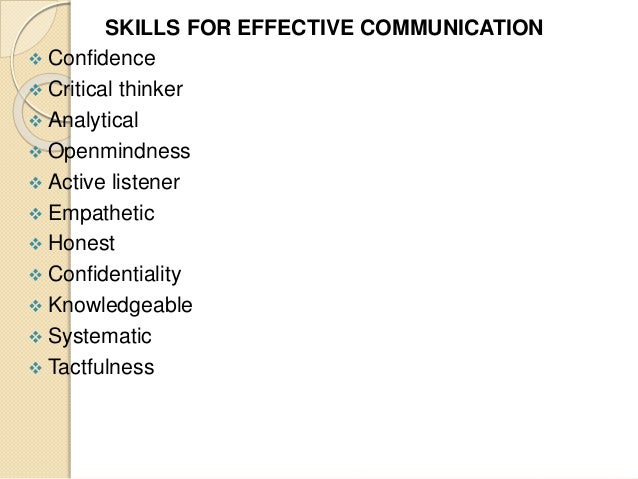 Communication Skills for Nurses